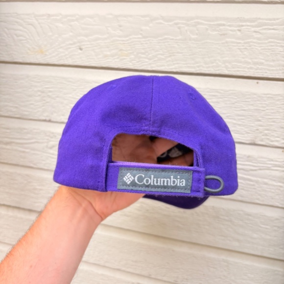 vintage COLUMBIA GOLF Purple Dad hat baseball hat strapback embroided cap - Picture 4 of 7